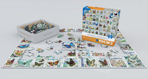 Butterflies - 500 Piece Puzzle by EuroGraphics