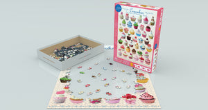 Cupcakes - 1000 Piece Puzzle by Eurographics