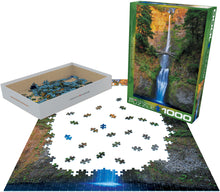 Load image into Gallery viewer, Multnomah Falls Oregon - 1000 Piece Puzzle by EuroGraphics
