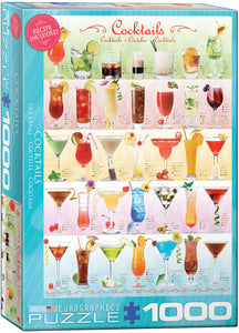 Cocktails - 1000 Piece Puzzle by EuroGraphics