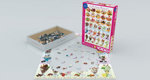 Ice Cream Flavours - 1000 Piece Puzzle by EuroGraphics - Hallmark Timmins
