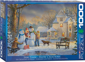 Snow Creations - 1000 Piece Puzzle by EuoGraphics