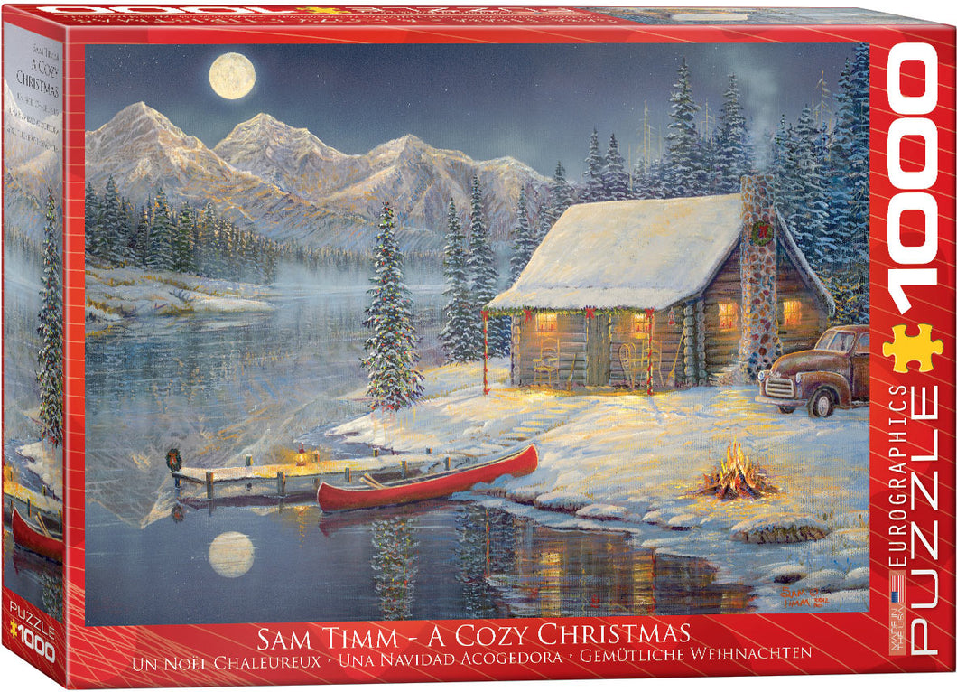 A Cozy Christmas - 1000 Piece Puzzle by EuroGraphics