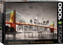 Load image into Gallery viewer, New York City Brooklyn Bridge - 1000 Piece Puzzle by EuroGraphics
