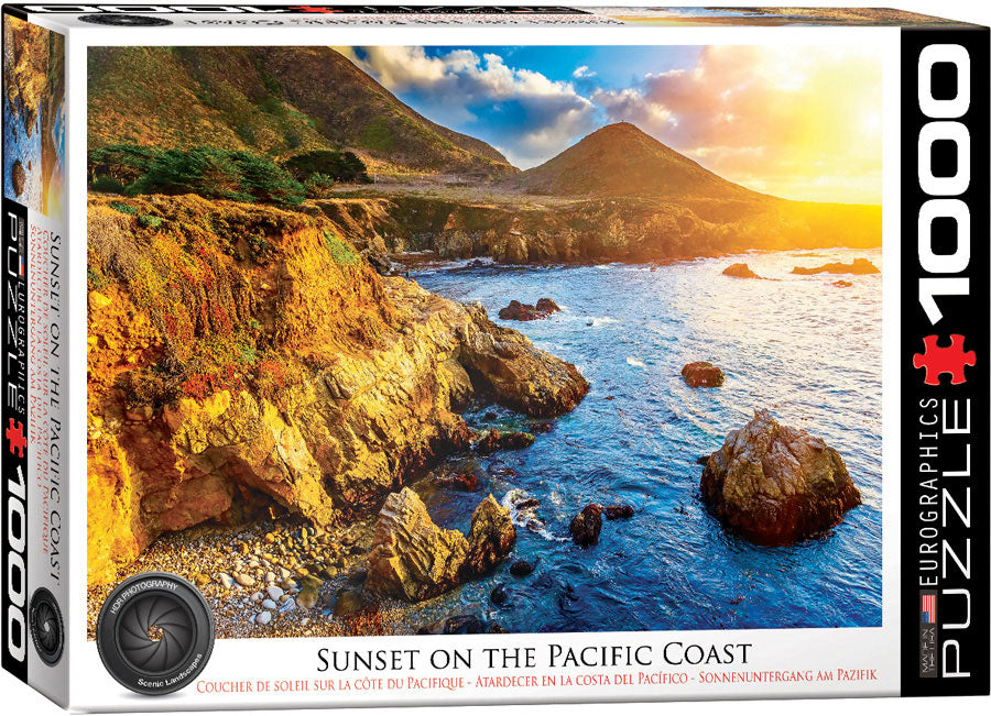 Sunset on the Pacific Coast - 1000 Piece Puzzle by EuroGraphics