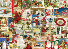 Load image into Gallery viewer, Vintage Christmas Cards - 1000 Piece Puzzle by EuroGraphics
