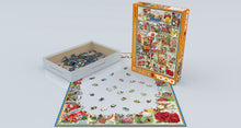 Load image into Gallery viewer, Flowers Seed Catalogue Collection - 1000 Piece Puzzle by EuroGraphics
