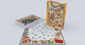 Flowers Seed Catalogue Collection - 1000 Piece Puzzle by EuroGraphics