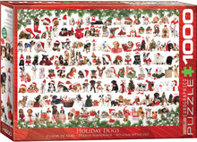 Load image into Gallery viewer, Holiday Dogs - 1000 Piece Puzzle by EuroGraphics
