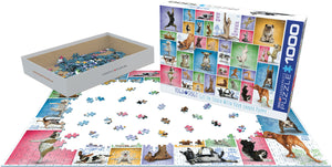 Yoga Dogs - 1000 Piece Puzzle by EuroGraphics