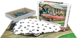 The Pink Caddy - 1000 Piece Puzzle by EuroGraphics