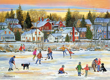 Load image into Gallery viewer, Evening Skating - 1000 Piece Puzzle by EuroGraphics
