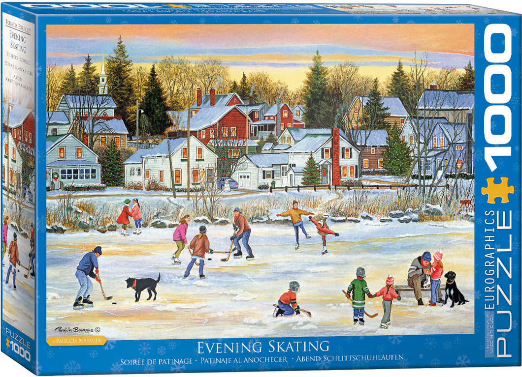 Evening Skating - 1000 Piece Puzzle by EuroGraphics