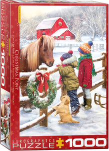 Christmas Pony - 1000 Piece Puzzle by EuroGraphics