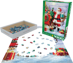 Santa's Sled - 1000 Piece Puzzle by EuroGraphics