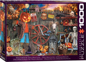 Halloween Decorations - 1000 Piece Puzzle by Eurographics