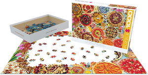 Pies Table - 1000 Piece Puzzle by Eurographics