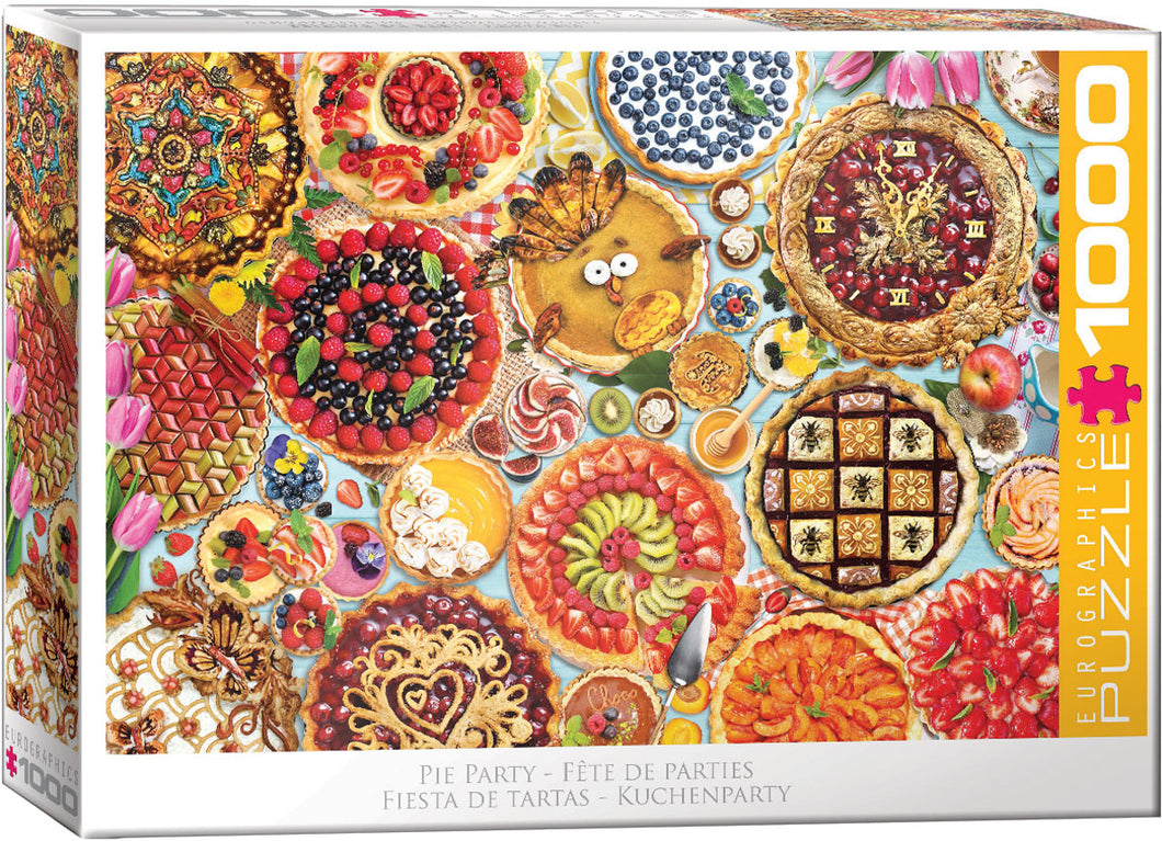 Pies Table - 1000 Piece Puzzle by Eurographics