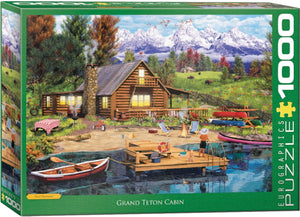 Grand Teton Cabin - 1000 Piece Puzzle by EuroGraphics