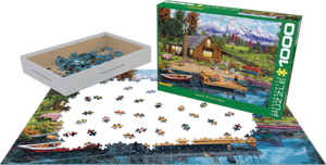 Grand Teton Cabin - 1000 Piece Puzzle by EuroGraphics