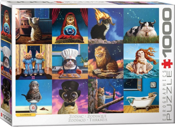 Zodiac Cats - 1000 Piece Puzzle by EuroGraphics