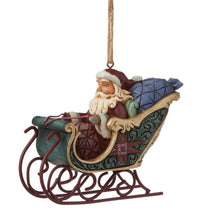Load image into Gallery viewer, Santa in Sleigh Event Ornament
