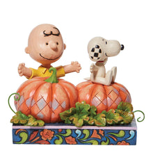 Load image into Gallery viewer, CB/Snoopy in pumpkin patch Peanuts by Jim Shore

