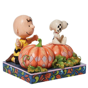 CB/Snoopy in pumpkin patch Peanuts by Jim Shore