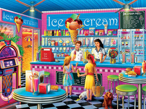 Anna's Ice Cream Parlor - 1000 Piece Puzzle by Master Pieces