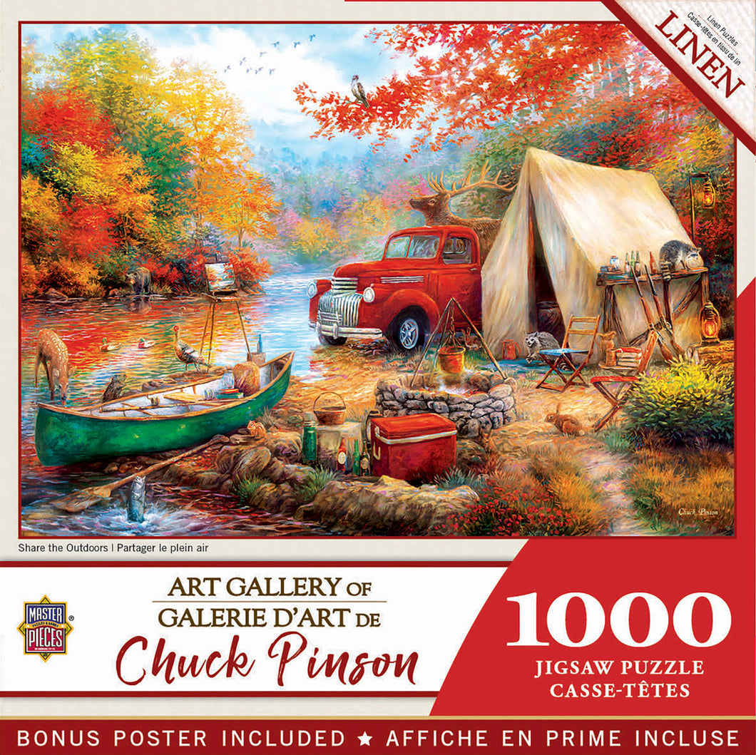 Share the Outdoors - 1000 Piece Puzzle by Master Pieces