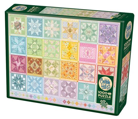Star Quilt Seasons - 1000 Piece Puzzle by Cobble Hill