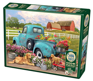 "Flower Truck" - 1000-Piece Cobble Hill Puzzle