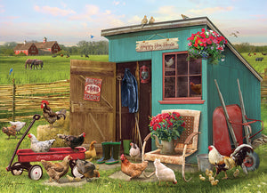 "The Happy Hen House" - 1000 Piece Cobble Hill Puzzle