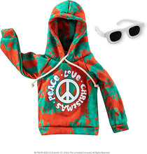 Load image into Gallery viewer, The Elf On The Shelf Claus Couture - Groovy Greetings Tie-Dye Hoodie
