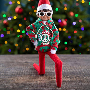 The Elf On The Shelf Claus Couture - Groovy Greetings Tie-Dye Hoodie