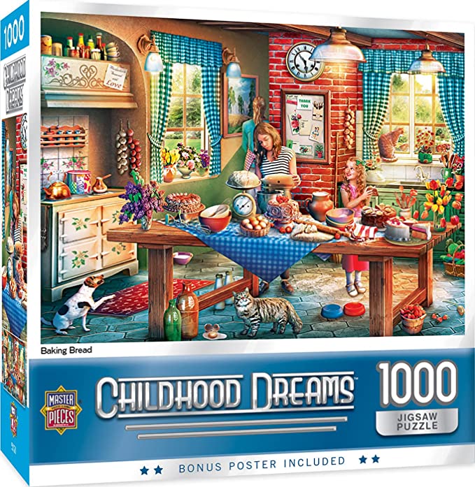 Baking Bread - 1000 Piece Puzzle by Master Pieces