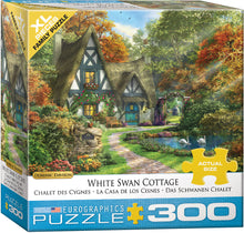 Load image into Gallery viewer, White Swan Cottage - 300 Piece Puzzle by Eurographics
