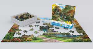 White Swan Cottage - 300 Piece Puzzle by Eurographics