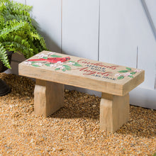 Load image into Gallery viewer, Cardinals Appear Resin Memorial Garden Bench

