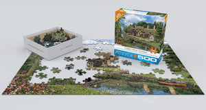 Cobble Walk Cottage - 500 Piece Puzzle by EuroGraphics
