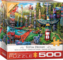 Load image into Gallery viewer, Totem Dreams - 500 Piece Puzzle by EuroGraphics
