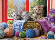 Load image into Gallery viewer, Knittin&#39; Kittens - 500 Piece Puzzle by Eurographics
