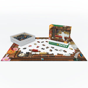 The Cat Nap - 500 Piece Puzzle by EuroGraphics
