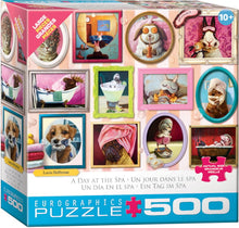 Load image into Gallery viewer, A Day at the Spa - 500 Piece Puzzle by Eurographics
