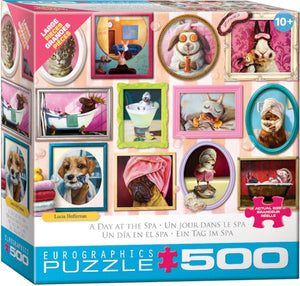 A Day at the Spa - 500 Piece Puzzle by Eurographics