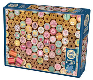 Sew Happy! - 500 Piece Puzzle by Cobble Hill