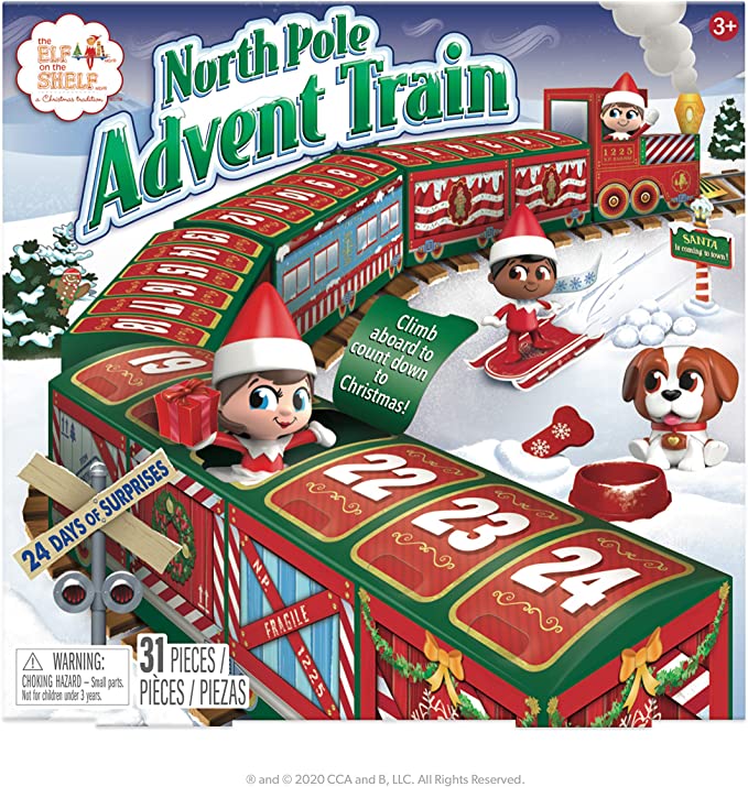 Elf on The Shelf North Pole Advent Train