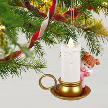 Load image into Gallery viewer, Angelic Candlelight Ornament With Light and Motion
