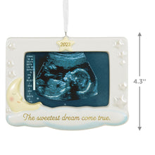 Load image into Gallery viewer, Sweetest Dream Come True 2023 Porcelain Photo Frame Ornament
