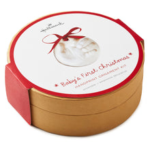 Load image into Gallery viewer, Baby&#39;s First Christmas Handprint Ornament Kit

